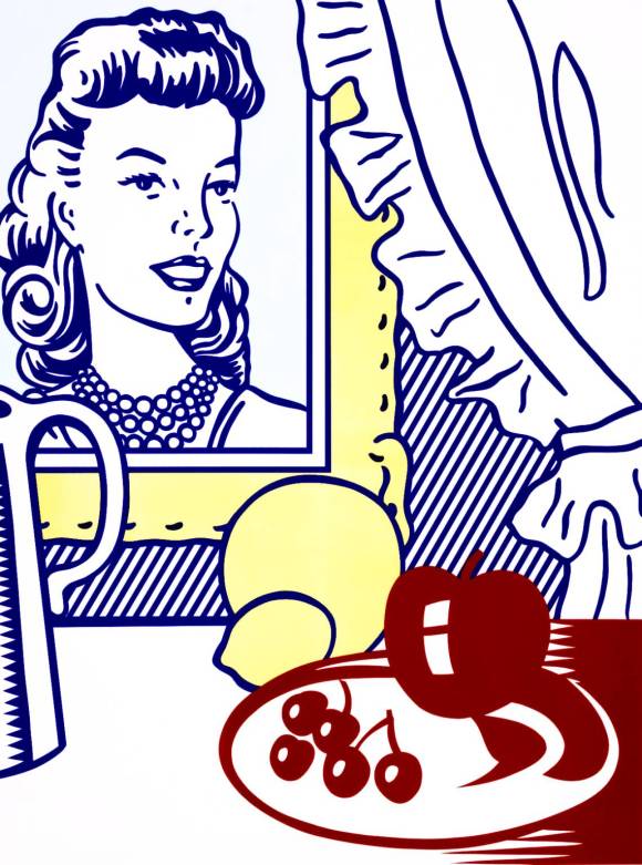 Still Life with Portrait from 'Six Still Lifes' 1974 by Roy Lichtenstein 1923-1997