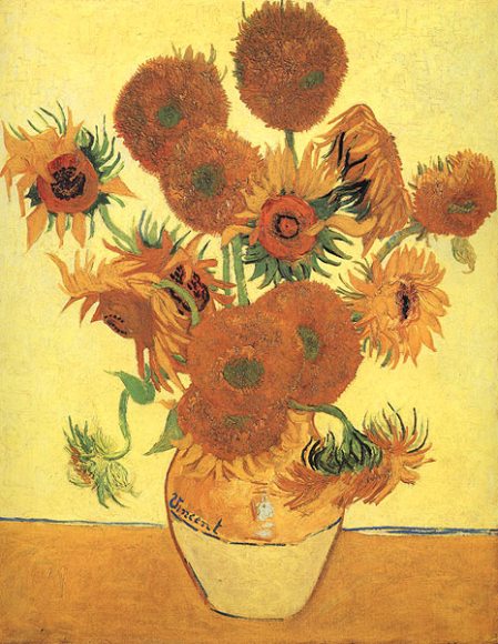 van gogh sunflowers
